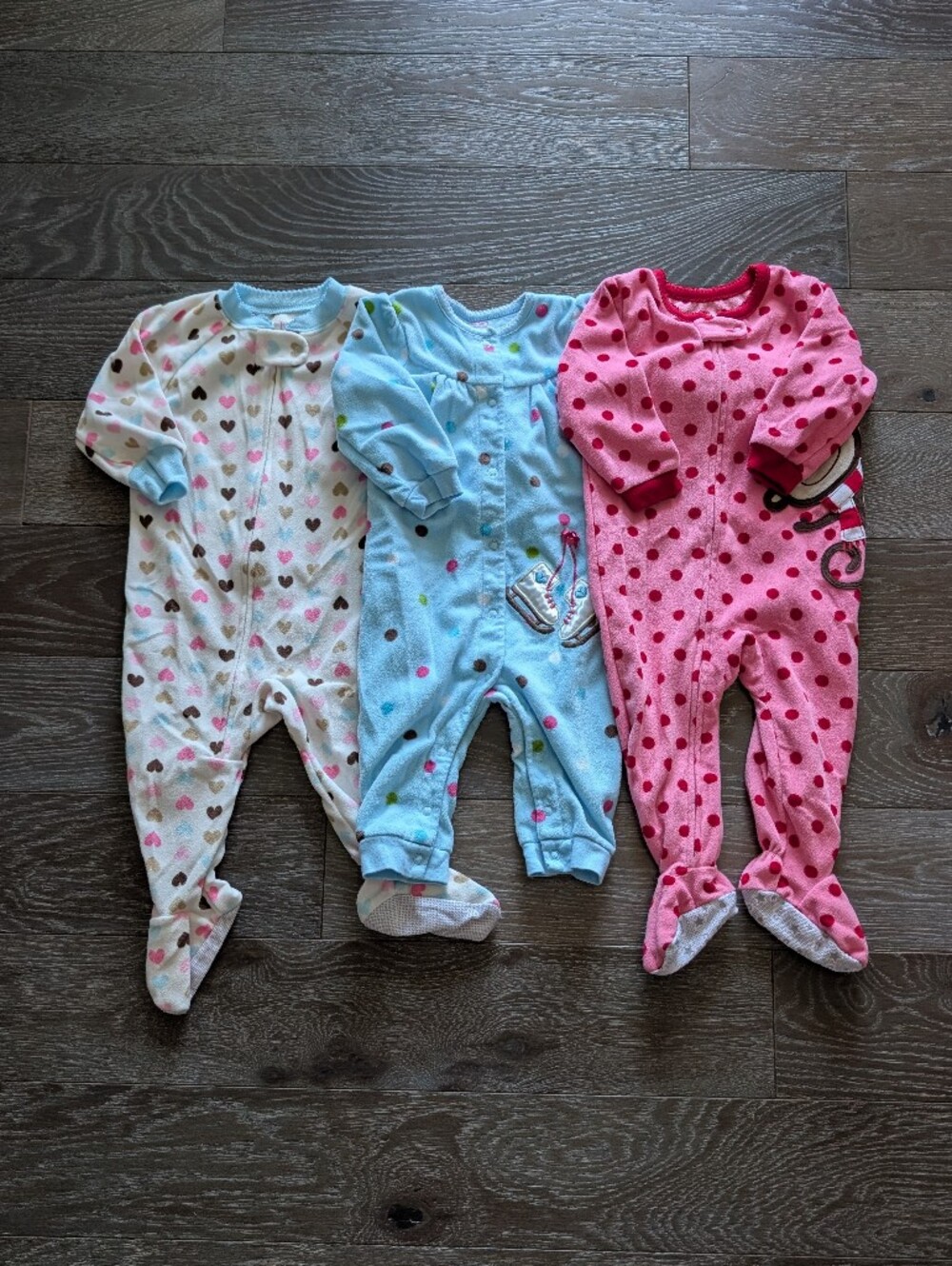 Carter's Fleece One-Piece Pajamas Size 12 Months